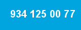 934 125 00 77 934 125 00 77